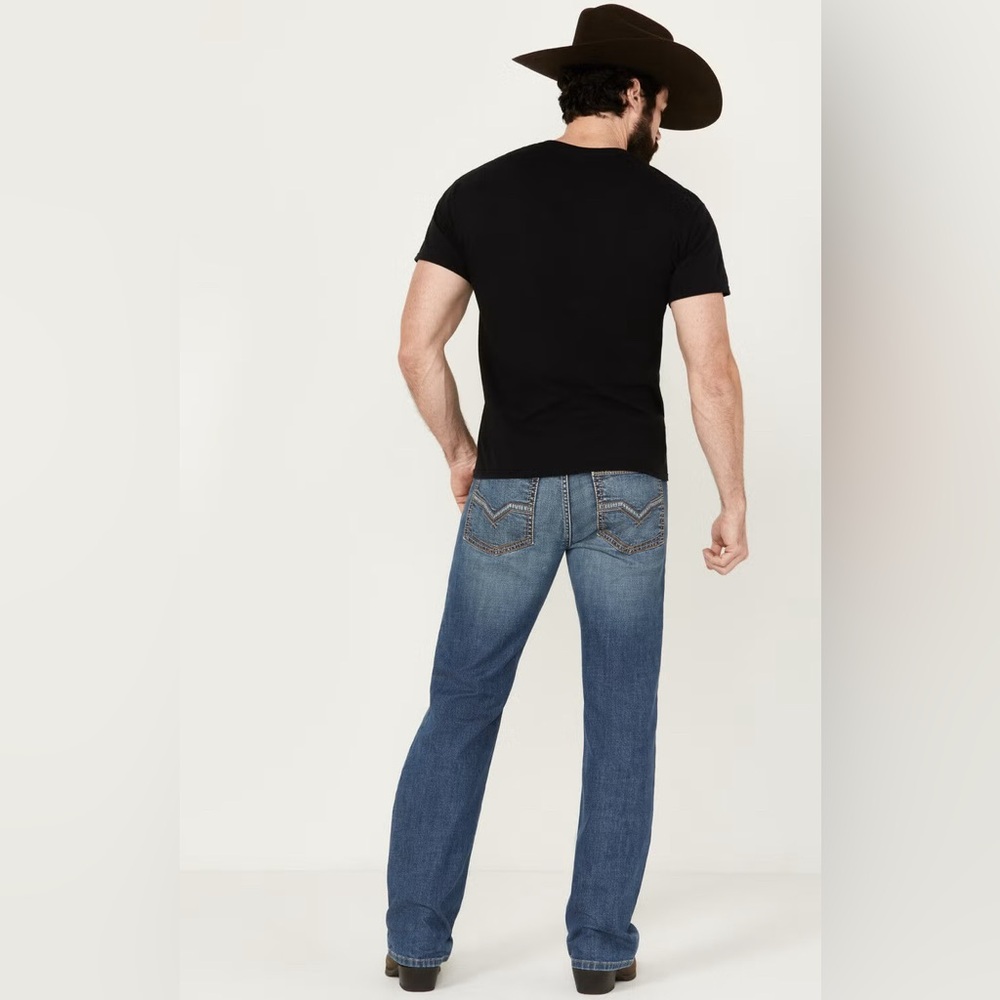Moonshine Spirit by Brad Paisley Light Wash Slim Straight Stretch Denim 30x31 - Picture 3 of 16